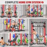 Multi-Function Power Rack with Cable Crossover