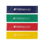 THERABAND Resistance Band Loop Set, Pack of 4, 12" Color Coded Exercise Bands from Beginner to Advanced Levels, for Strength, Stretching, Home Workouts, Pilates, Physical Therapy, For Men and Women