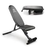 Marcy Assembly Free 8 Positions Adjustable Utility Weight Bench for Upright, Incline, Decline, and Flat Exercises, Foldable, Assembled SB-7485