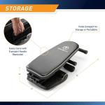 Marcy Assembly Free 8 Positions Adjustable Utility Weight Bench for Upright, Incline, Decline, and Flat Exercises, Foldable, Assembled SB-7485