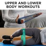 THERABAND Resistance Band Loop Set, Pack of 4, 12" Color Coded Exercise Bands from Beginner to Advanced Levels, for Strength, Stretching, Home Workouts, Pilates, Physical Therapy, For Men and Women