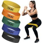 Multicolor Fabric Resistance Bands Set for Workouts
