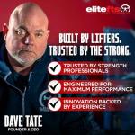 EliteFTS Pro Resistance Band - Boost Core Stability and Flexibility with This Portable, Joint-Friendly Tool - 41" Long (PRO MINI Resistance Band, Red) (Pair)