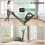 ANCHEER Elliptical Exercise Machine,Elliptical Machine for Home with Ultra-Smooth Magnetic Drive,14 Levels Resistance Elliptical Trainer,Cardio Machines with LCD Monitor Device Holder,15" Stride