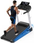 Heavy-Duty Incline Treadmill with Bluetooth Connectivity