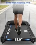 Heavy-Duty Incline Treadmill with Bluetooth Connectivity
