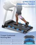 Heavy-Duty Incline Treadmill with Bluetooth Connectivity