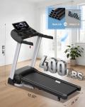 Heavy-Duty Incline Treadmill with Bluetooth Connectivity