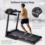Advzon 3.5 HP Auto Incline Treadmills for Home - Adjustable Height Handle Bars, 8.7 MPH, Wide Belt, 300+ lb Capacity
