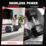 PAPABABE Hex Dumbbells Set of 2, 8lbs Dumbbells Pair, 8 Pounds Hand Weights for Women Men at Home, Free Weights Dumbbell Set for Home Gym Equipment, Pesas Mancuernas para Ejercicios de Hombre Casa.