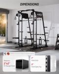 Mikolo 2200lbs Smith Machine with Cable System