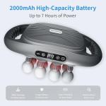 Binxalin 16 Head Massage Gun Deep Tissue, Percussion Massager for Muscle Relief, 2000mAh Capacity Battery, 9 Speeds & 9 Intensities Muscle Massage Gun for Shoulders, Waist, Back