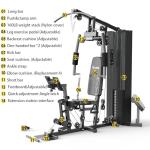 160LB Multifunctional Full Body Home Gym Equipment