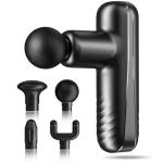 SBUBU Mini Massage Gun for Deep Tissue Percussion - Portable Handheld Massager for Muscle Recovery with 4 Massage Heads High-Intensity Vibration Rechargeable Small Massage Gun