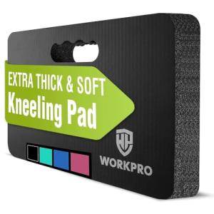WORKPRO Extra Thick Kneeling Pad, Soft Foam Cushioning for Knee, Large Foam Kneeler Mat for Gardening, Bathing Baby, Workout Supplies, 17.5 x 11 x 1.5 in, Black
