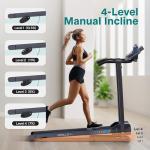 SereneLife Folding Treadmill for Home Workouts
