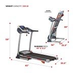 Sunny Health & Fitness Folding Incline Treadmill