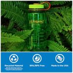 Nalgene Leak Proof Tritan BPA-Free Water Bottle - 32 oz Wide Mouth - Made in the USA for Outdoor Use & Daily Hydration (Grey w/Black Lid)