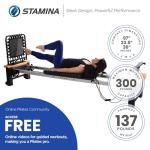 Stamina Aeropilates PRO XP 556 Pilates Reformer with Rebounder