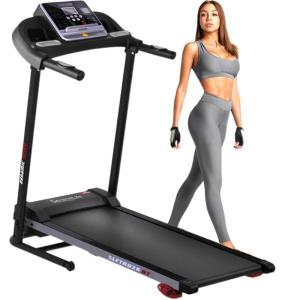 Serenelife Folding Treadmill with LCD Screen