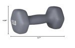 30 lb Neoprene Hexagon Dumbbell Set (2)