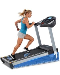 BORGUSI Folding Electric Treadmill with Bluetooth