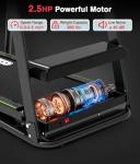 Redliro Walking Treadmill with Long Handrail for Balance, Recovery Fitness Exercise Machine Foldable for Home use with Holder for Phone & Cup,LCD Display, 300 lbs Capacity