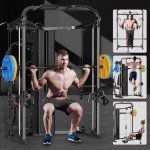 SunHome Multifunction Home Gym System with Smith Machine