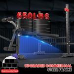 Adjustable Weight Bench Set with Squat Rack