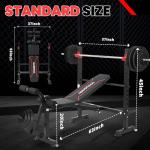 Adjustable Weight Bench Set with Squat Rack