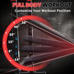 Adjustable Weight Bench Set with Squat Rack