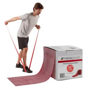 THERABAND 50 Yard Resistance Band Roll - Medium Red
