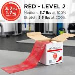 THERABAND 50 Yard Resistance Band Roll - Medium Red