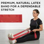 THERABAND 50 Yard Resistance Band Roll - Medium Red