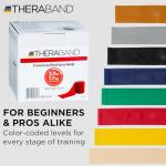 THERABAND 50 Yard Resistance Band Roll - Medium Red