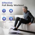 HJDFGSS Under Desk Elliptical Machine, Electric Ellipse Leg Exerciser While Sitting for Seniors Adults, Leg Ercise Pro, Leg Exerciser While Sitting, Home Use Seated Ellipse Leg Exerciser