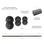 Marcy Pro Flat Weight Bench with 45.4kg Set