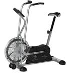 Marcy Exercise Upright Fan Bike for Cardio Training, Adjustable Recumbent Bike, Stationary Bikes For Home, Black AIR-1