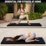 GoSports 2 inch Thick 6 ft x 2 ft Tri-Fold Exercise Fitness Mat - Great For Workouts, Yoga, Stretching