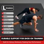 GymCope Extra Large Exercise Mat, 10'x6'/9'x6'/8'x6'/7'x5'/6'x4'(8mm) Thick Workout Mat for Home Gym & Garage Flooring, Shoe-Friendly, High-Density, MMA, HIIT, Weight Lifting, Cardio&Strength