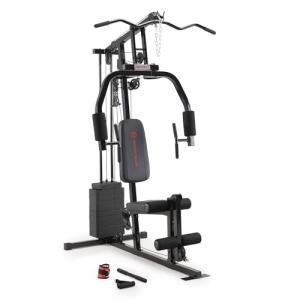 Marcy 100Lb. Stack Home Gym with Pulley, Press Arm, and Leg Developer MKM-81030