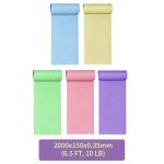 Rhinenet 5 PCS 10LB Resistance Bands Long Non-Latex Elastic Stretch Bands Work Out Band for Working Out Women or Men, Exercise Bands Set Yoga, Pilates, Gym, 6.5FT