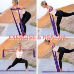 Rhinenet 5 PCS 10LB Resistance Bands Long Non-Latex Elastic Stretch Bands Work Out Band for Working Out Women or Men, Exercise Bands Set Yoga, Pilates, Gym, 6.5FT