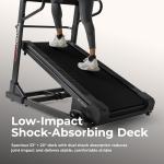 Sunny Health & Fitness Auto Incline Decline Treadmill for Home with Wi-Fi Smart TV Connectivity and Interactive Touchscreen Console, Smooth and Quiet Motor with Cushion Deck, SunnyFit App Access