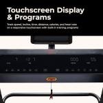 Sunny Health & Fitness Auto Incline Decline Treadmill for Home with Wi-Fi Smart TV Connectivity and Interactive Touchscreen Console, Smooth and Quiet Motor with Cushion Deck, SunnyFit App Access