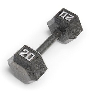 Marcy 20lb Cast Iron Hex Dumbbell - Single