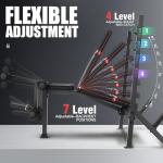 ANCHEER 900LBS Weight Bench Set with Squat Rack, Adjustable Bench Press Set with Leg Extension and Leg Curl, Flat Incline Decline Workout Bench for Home Gym Full Body Strength Training