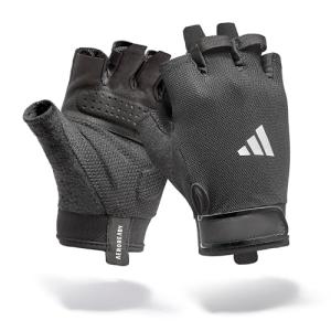 Adidas Essential Training & Weightlifting Gloves, Fingerless Workout Gloves