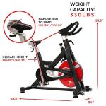 Sunny Health & Fitness Evolution Pro Indoor Cycling Bike