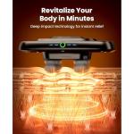 BOB AND BRAD A1 4-Head Massage Gun Deep Tissue, FSA Eligible/HSA Eligible, 4X Pain Relief Efficiency, Replaceable Massager Heads & Plate, Electric Percussion Massage Gun Tool for Back, Leg, Muscle